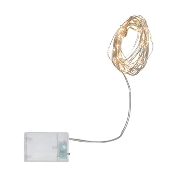 Dew Drop light string 400 cm - Silver - Star Trading