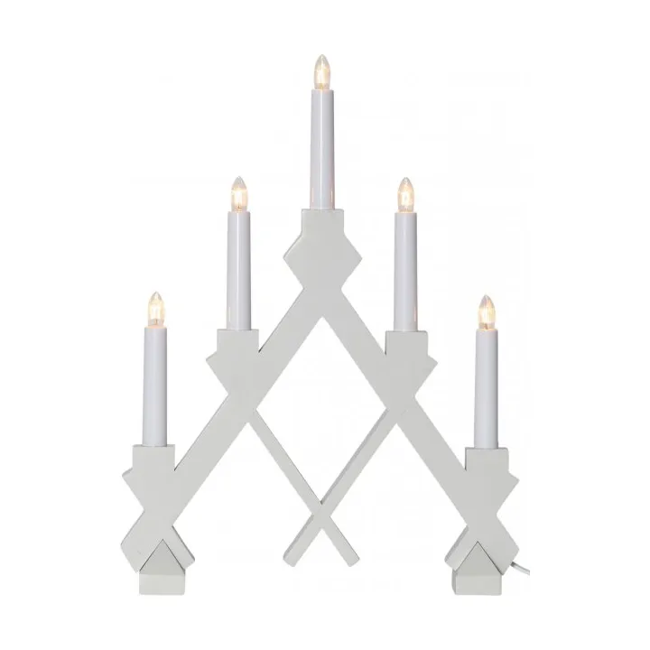 Rut candle holder 30 cm, White Star Trading