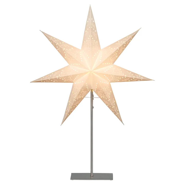 Sensy advent star on base 78 cm - white - Star Trading
