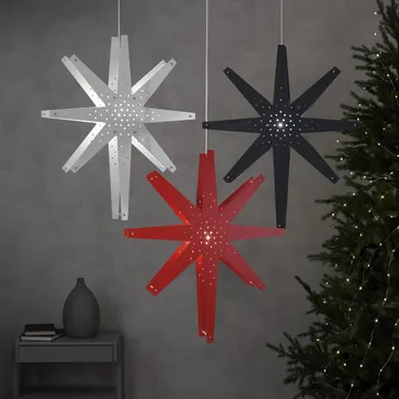 Tall advent star 60x70 cm - white - Star Trading