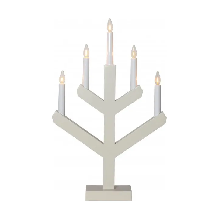 Vinga candle holder 32 cm, Beige Star Trading