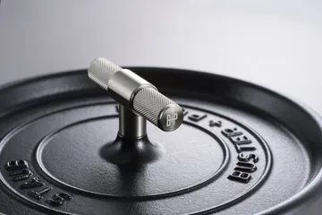 Buster & Punch T-shaped knob 8 cm - Stainless steel - STAUB