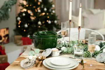 Staub La Cocotte round casserole cast iron 2.6 L - Basil green - STAUB