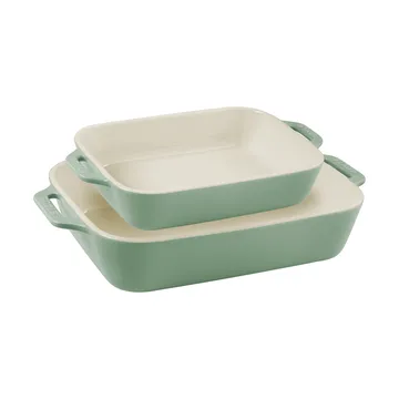 Staub rectangular baking dish set 2 pieces - Eucalyptus wood - STAUB