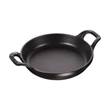 Staub round oven dish cast iron Ø20 cm - Black - STAUB