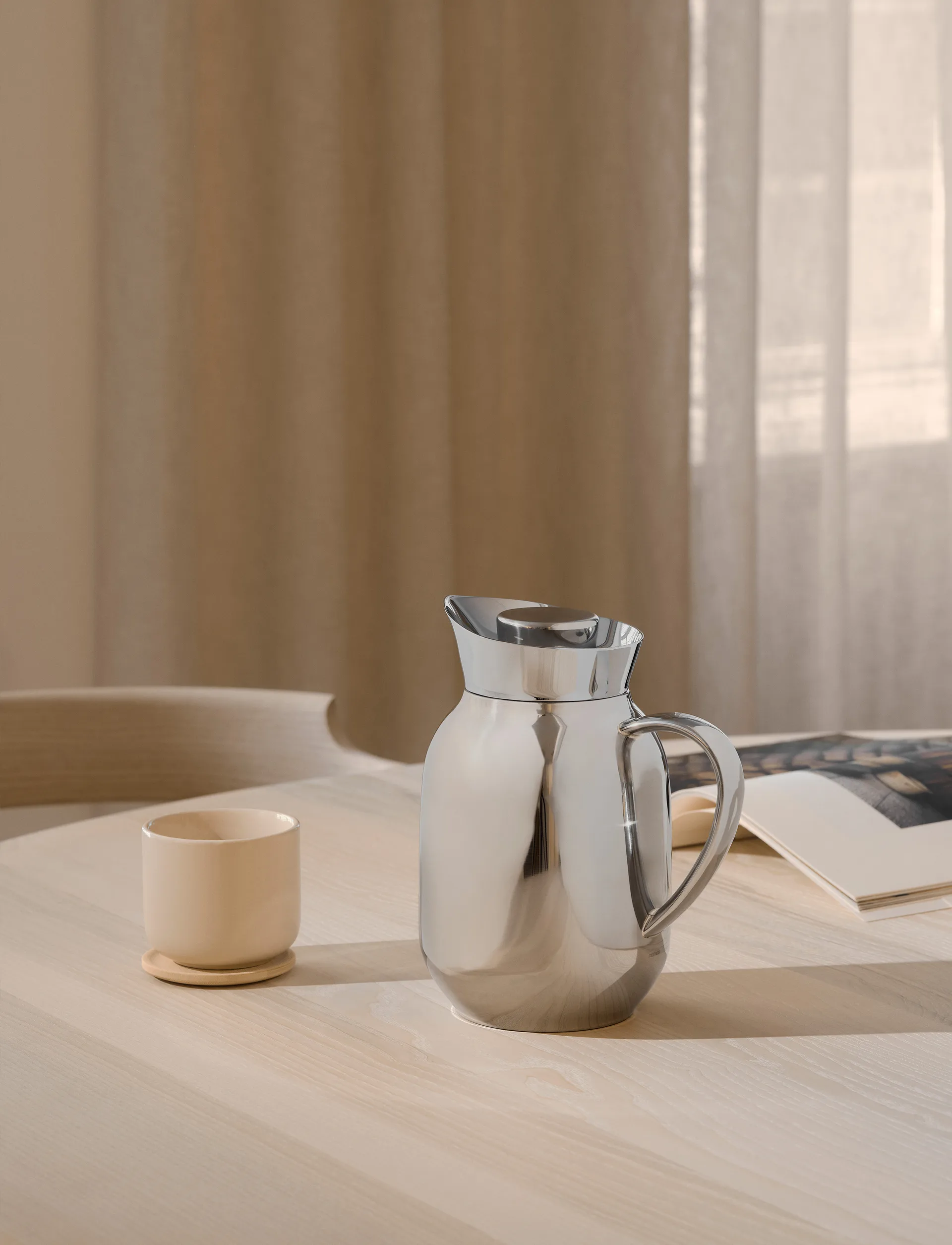 Amphora Thermos Jug 1.2 L, Steel Stelton
