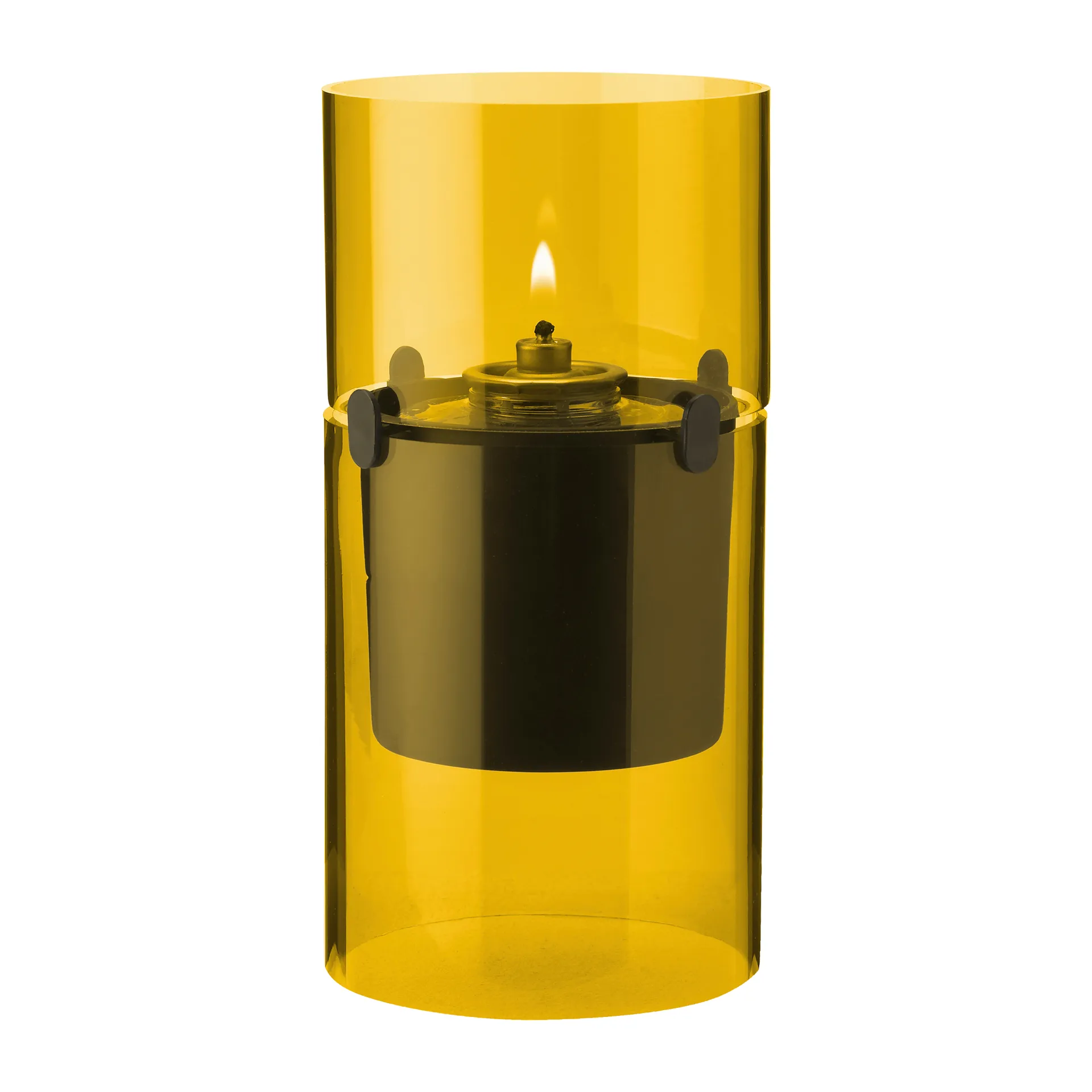 Lucie oil lamp 17.5 cm, Amber Stelton
