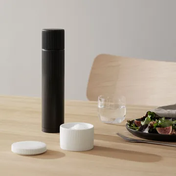 Pleat salt shaker - White - Stelton