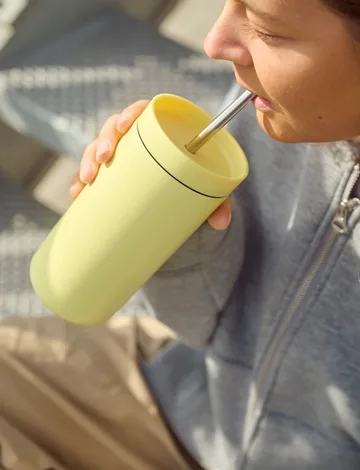 To Go Sip thermos mug with straw 0.4 L - Laevis - Stelton