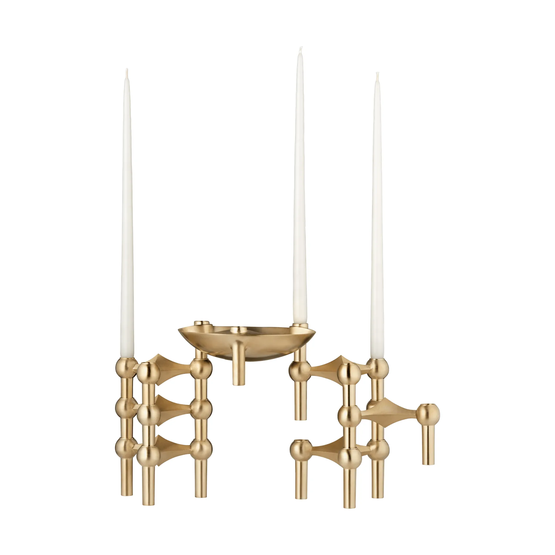 Nagel bowl, Brushed brass STOFF Nagel