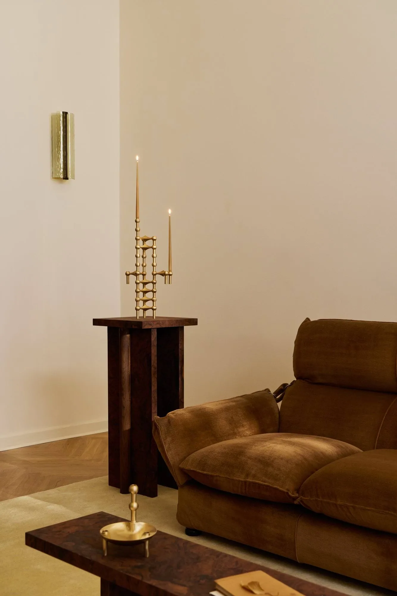 Nagel bowl, Brushed brass STOFF Nagel