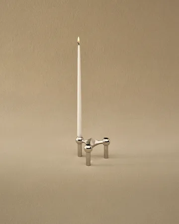 Nagel candle holder - chrome - STOFF Nagel