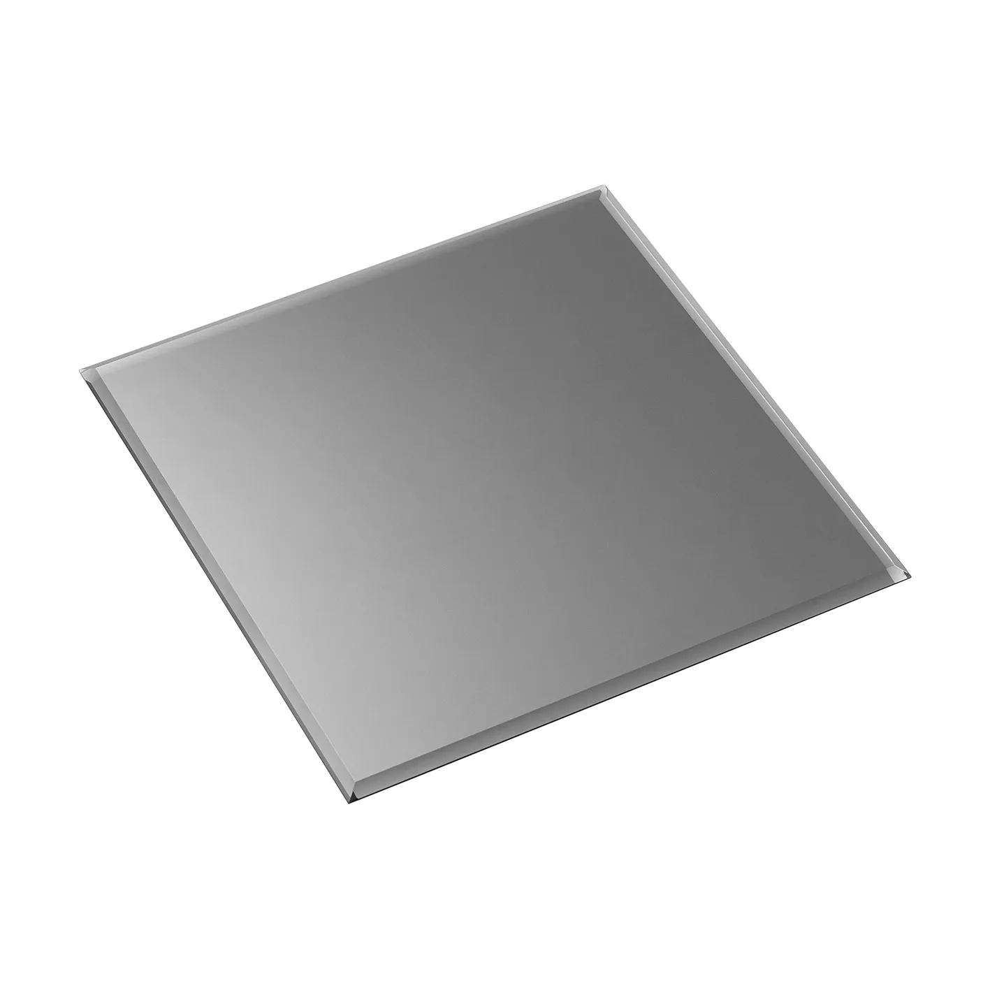 Nagel glass base square, smoked black STOFF Nagel