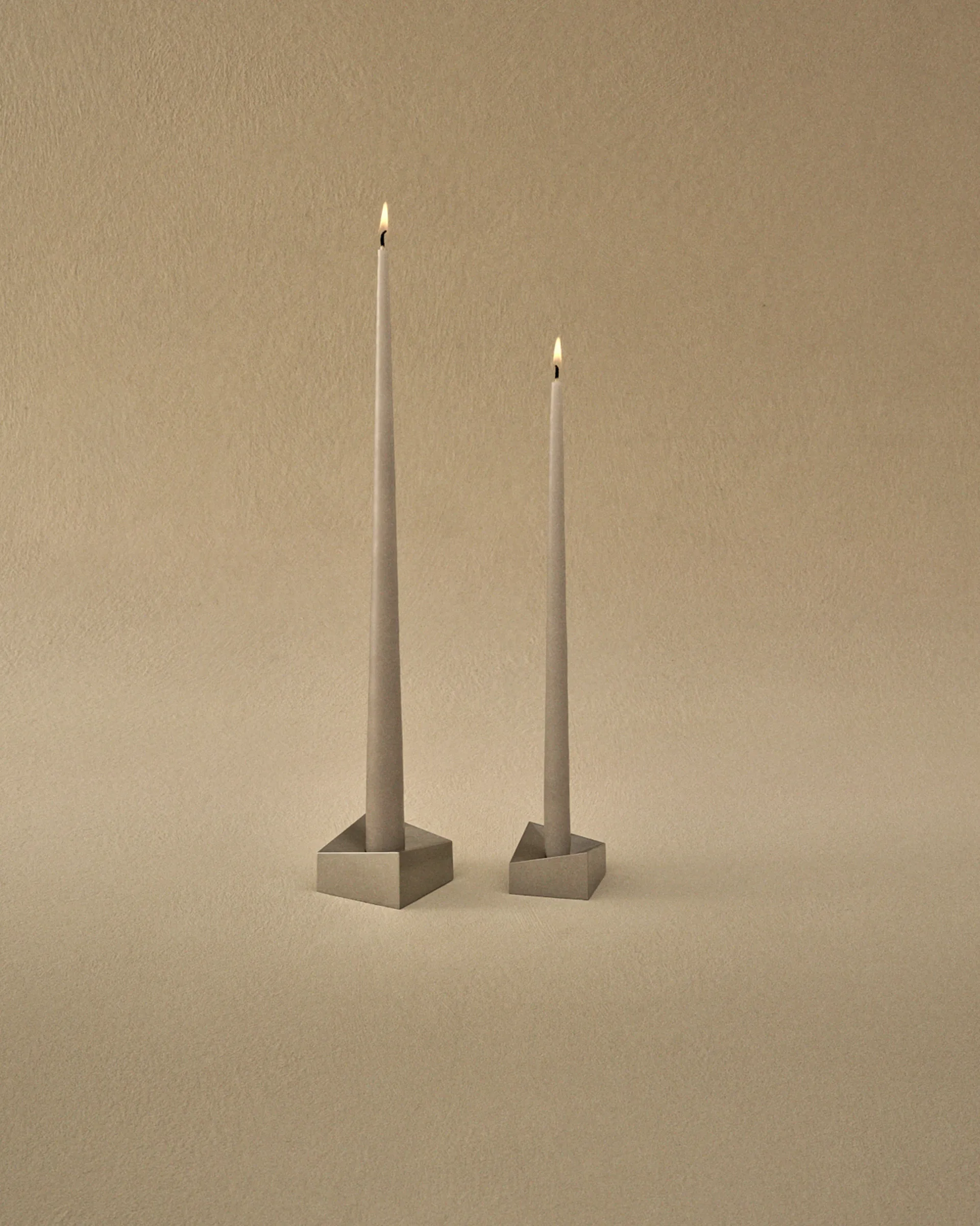 STOFF Nagel antique candles by ester & erik large 4-pack, Sand STOFF Nagel
