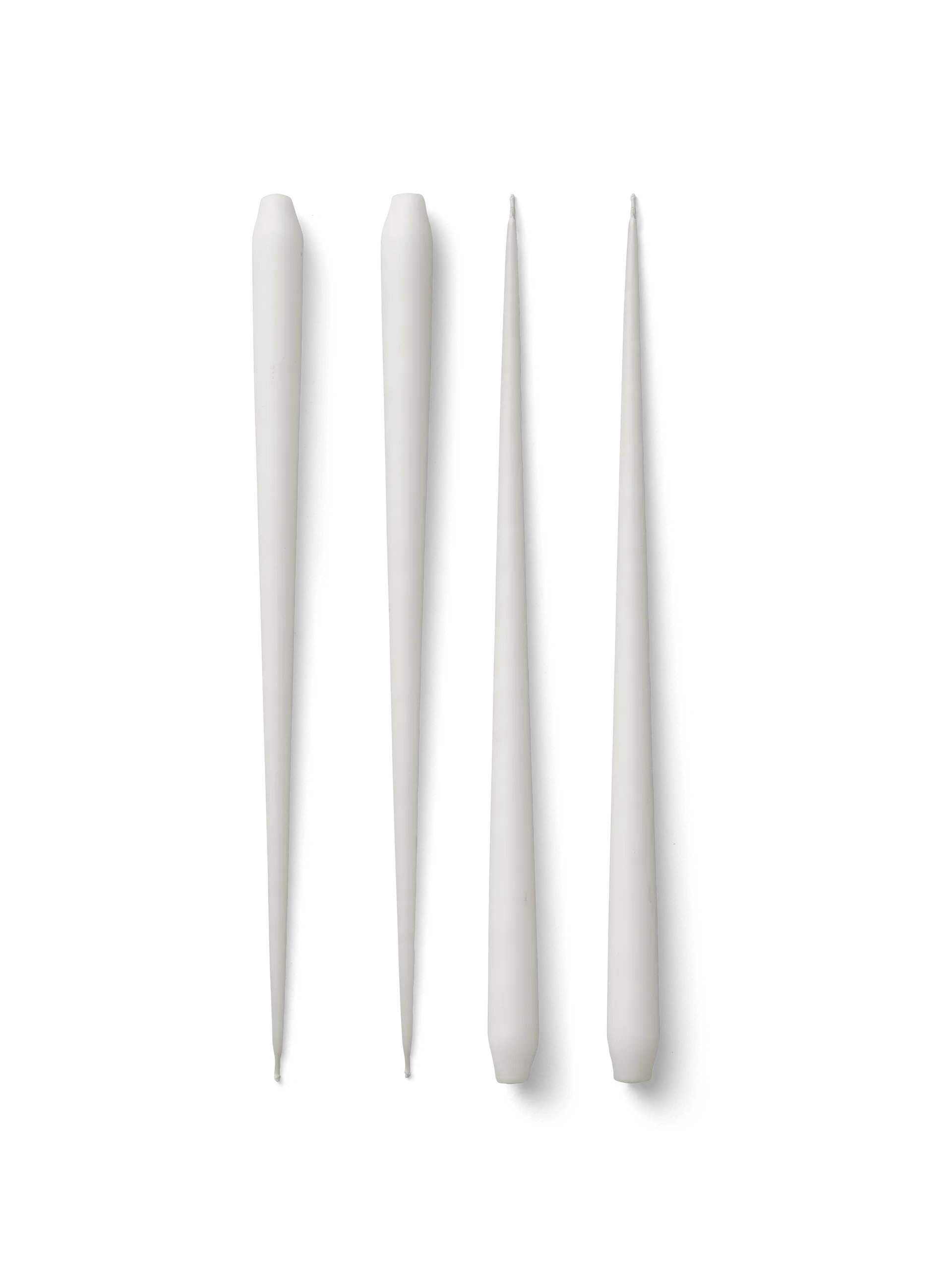STOFF Nagel antique candles by ester & erik large 4-pack, White STOFF Nagel