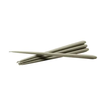 STOFF Nagel tapered candle by ester & erik 6-pack - Artichoke - STOFF Nagel