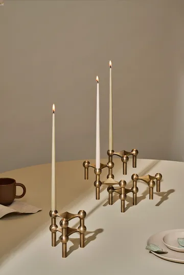 STOFF Nagel tapered candle by ester & erik 6-pack - Artichoke - STOFF Nagel