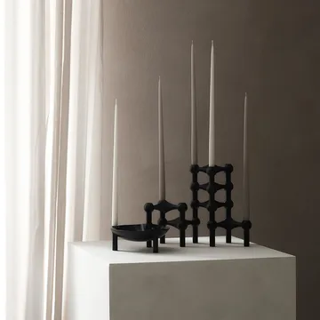 STOFF Nagel tapered candle by ester & erik 6-pack - Off-white - STOFF Nagel
