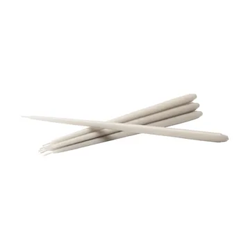 STOFF Nagel tapered candle by ester & erik 6-pack - sand - STOFF Nagel