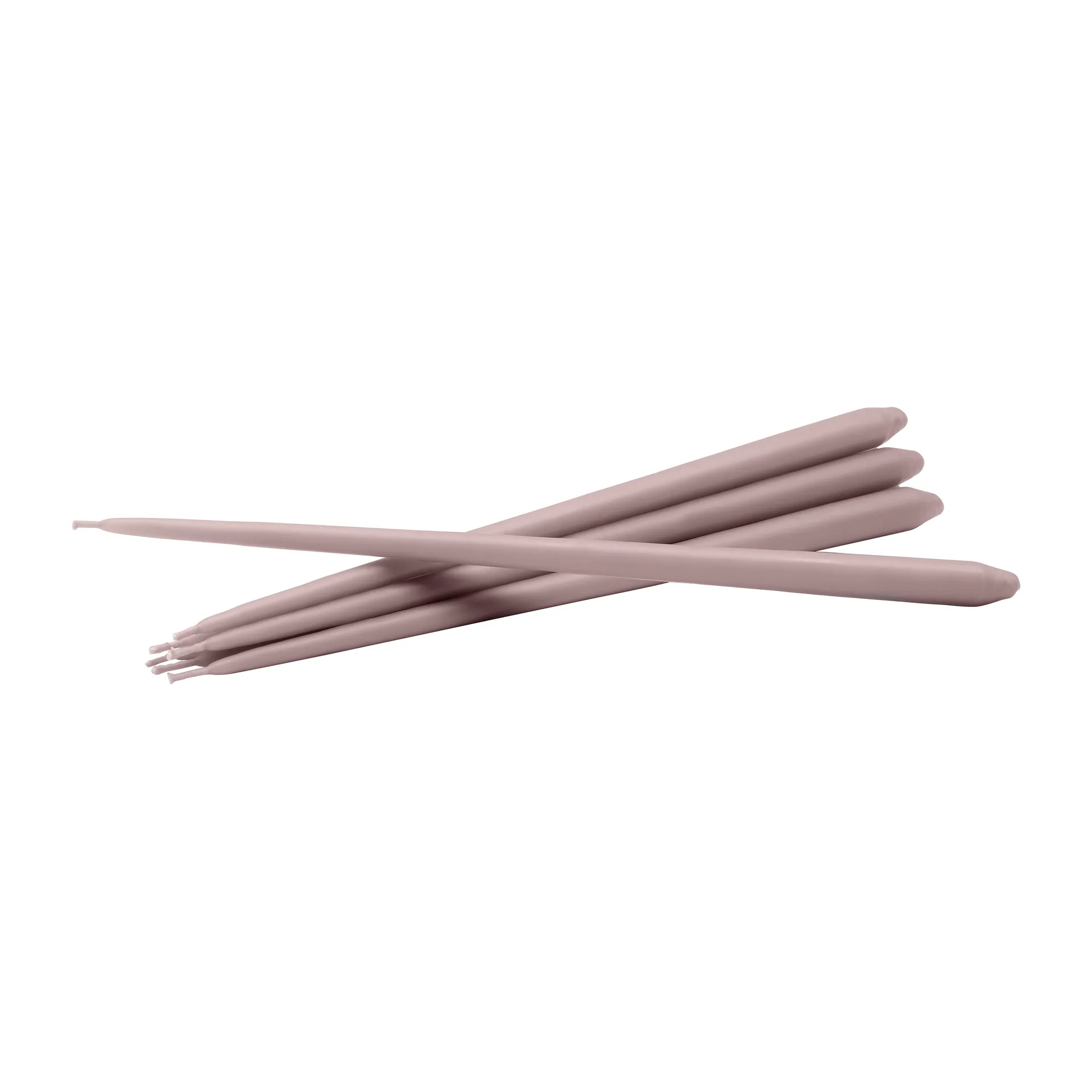 STOFF Nagel tapered candle by ester & erik 6-pack, Soft rose STOFF Nagel