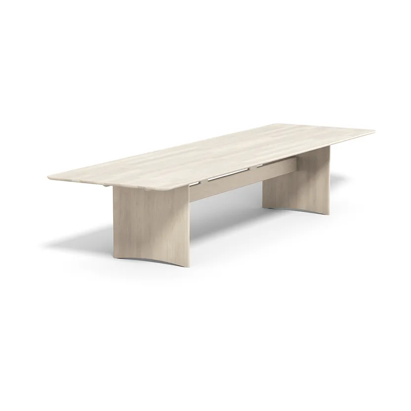 Alt table 110x385 cm birch, Light matte lacquer Stolab