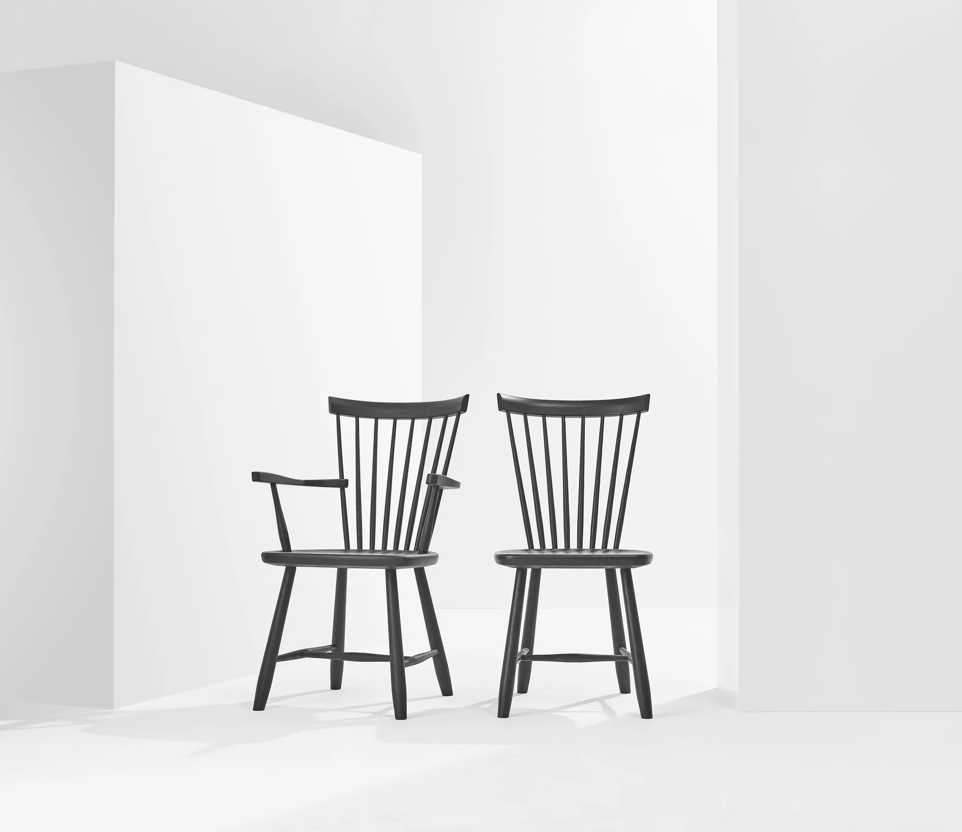 Lilla Åland armchair, Black (beech) Stolab