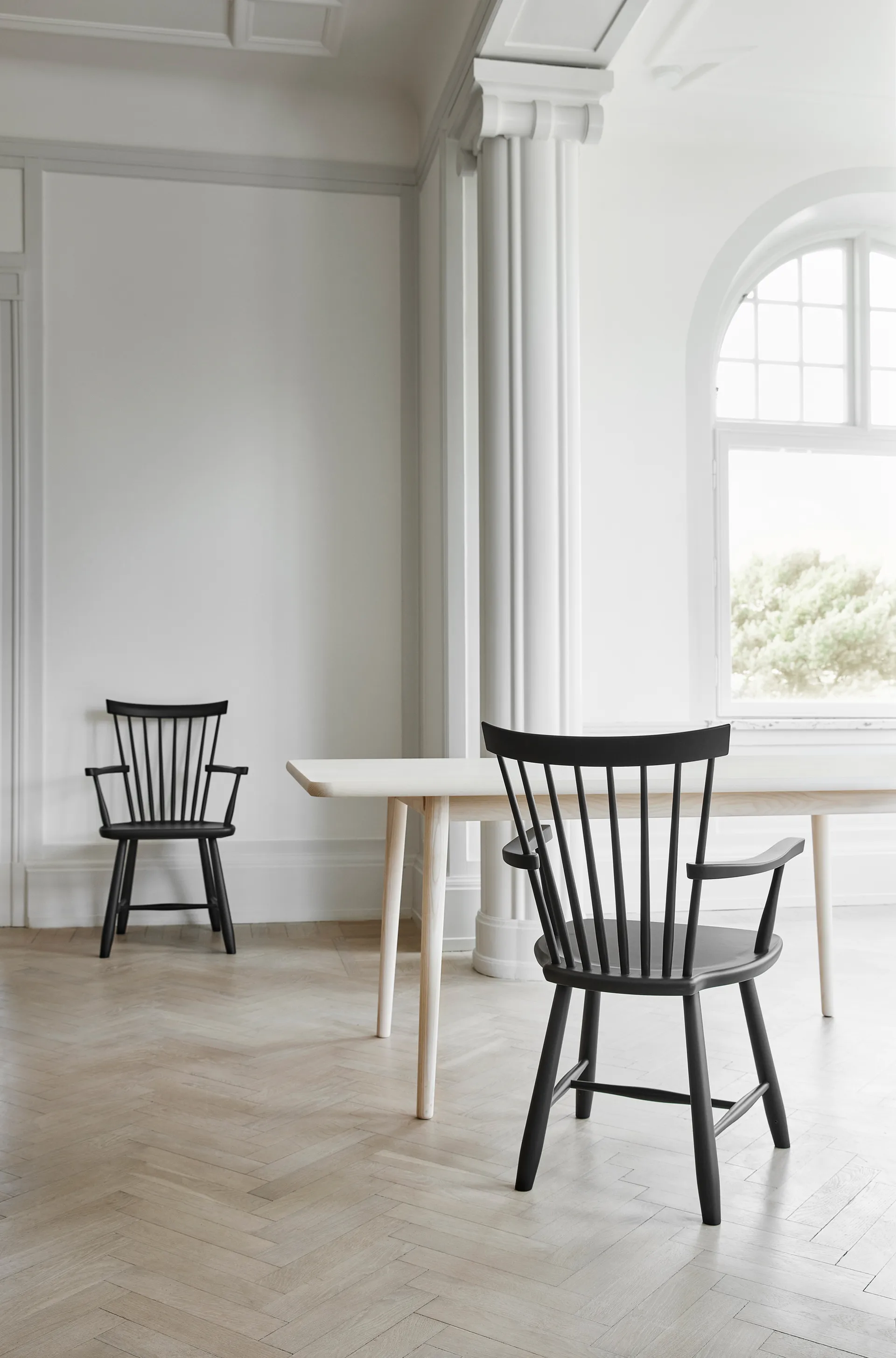 Lilla Åland armchair, Forest green (beech) Stolab