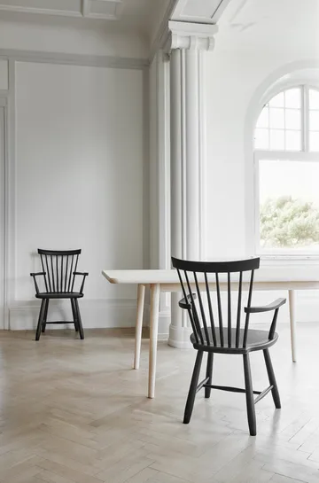 Lilla Åland armchair - Light grey (beech) - Stolab