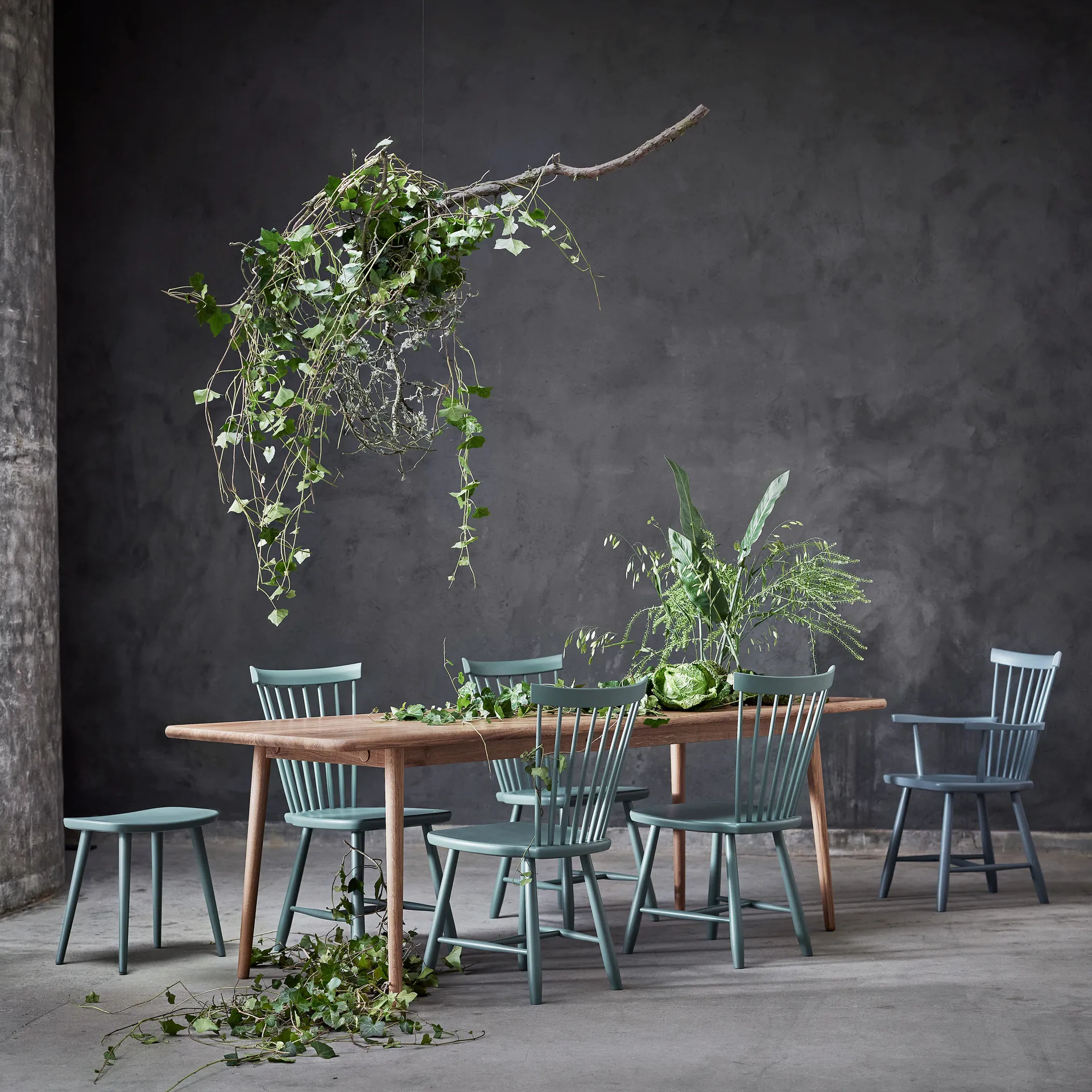 Lilla Åland armchair, Thunder 66 (beech) Stolab