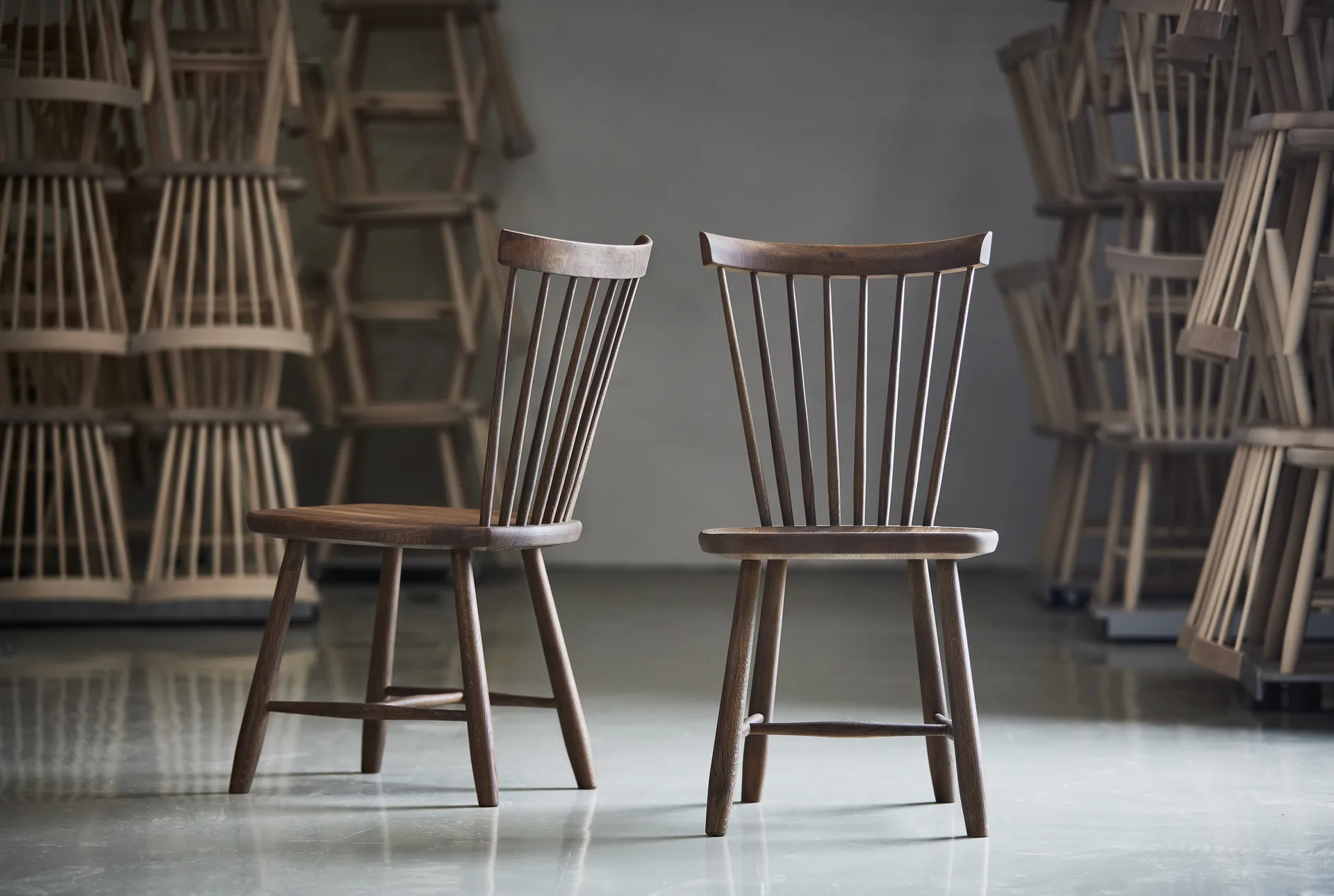Lilla Åland chair oak, Smoked oak Stolab