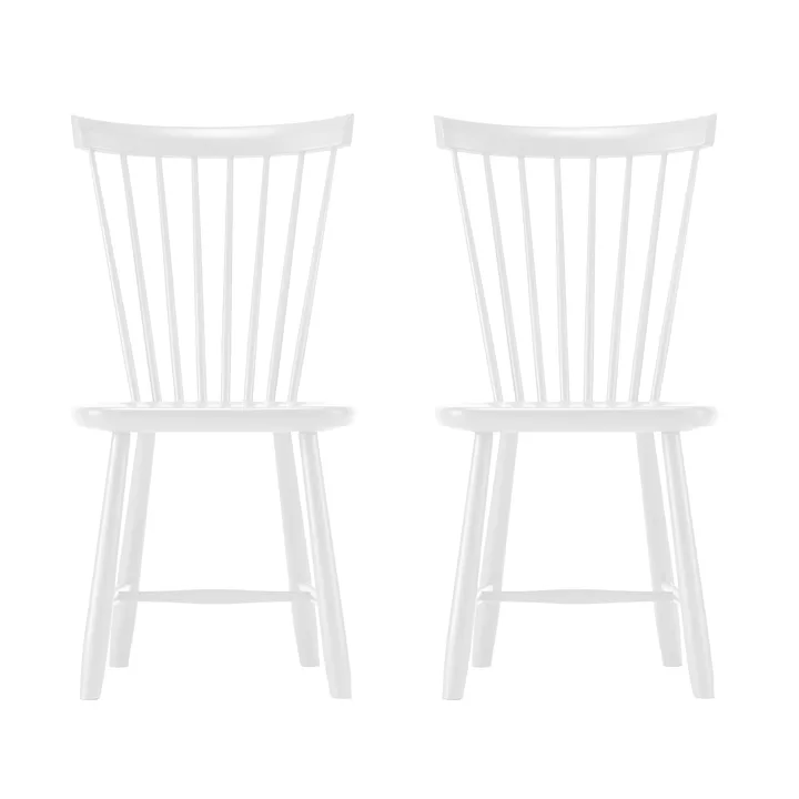 Lilla Åland chair, White (birch), 2-pack - Stolab