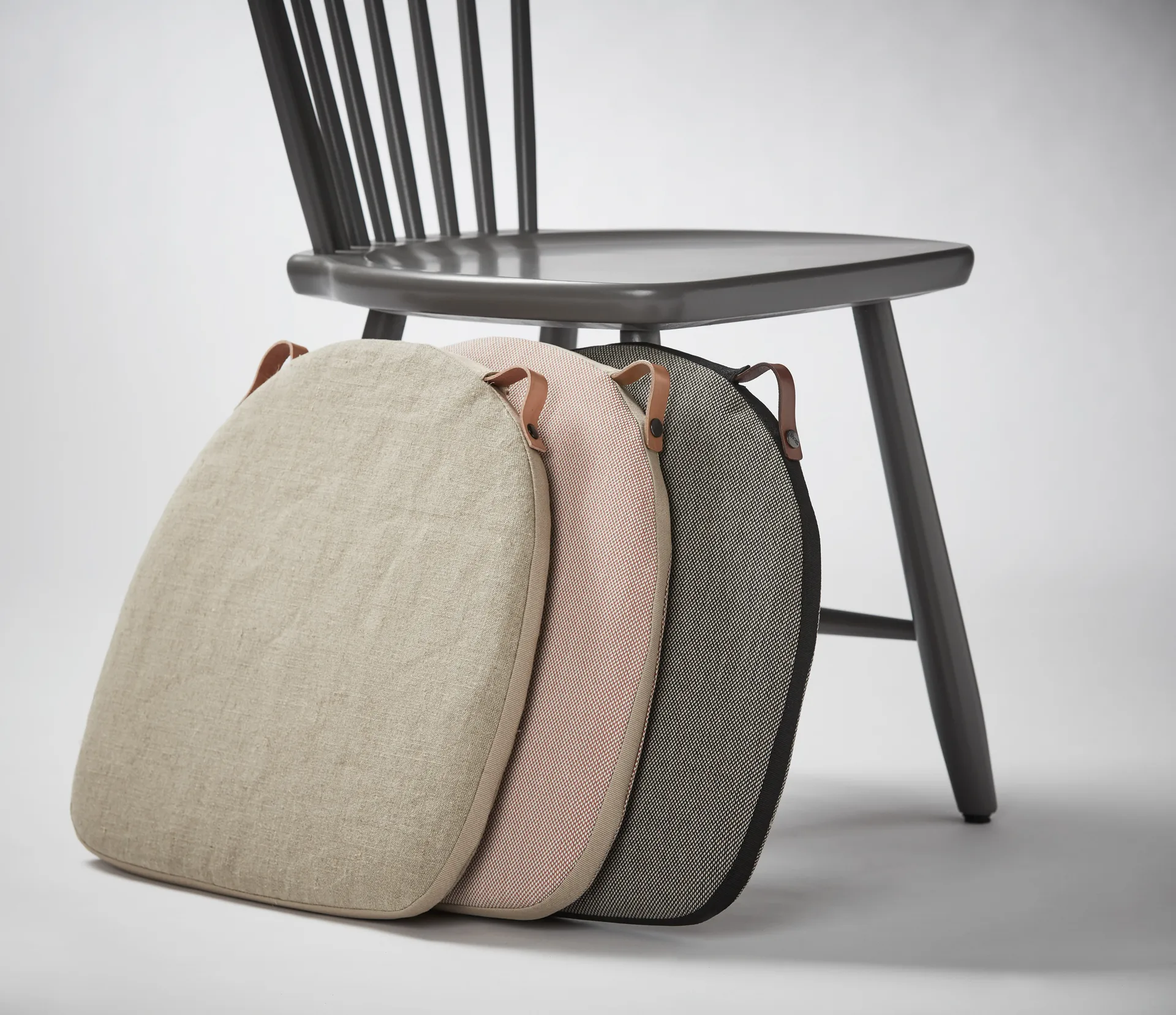 Lilla Åland seat cushion, Pink-white Stolab