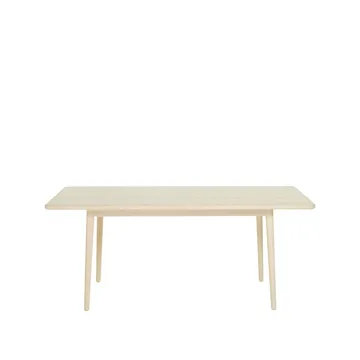 Miss Holly dining table 235x100 cm - Birch light matt lacquer. 2 inserts - Stolab