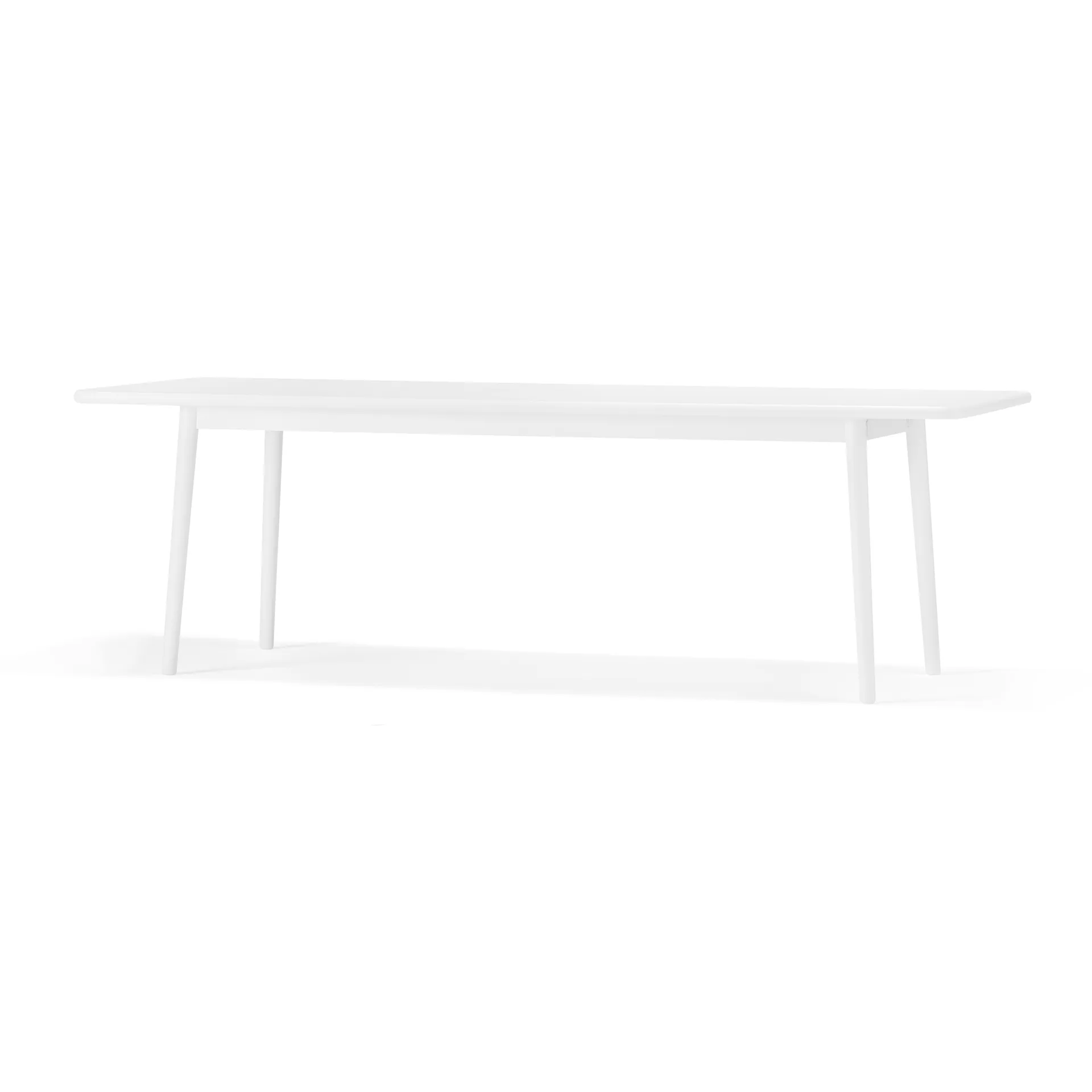 Miss Holly dining table. 235x82 cm, Birch 21 white Stolab