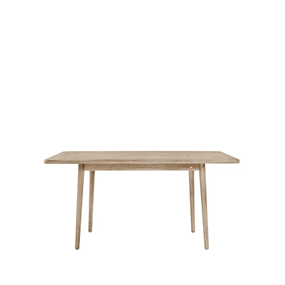 Miss Holly dining table. 235x82 cm, Oak white oiled Stolab