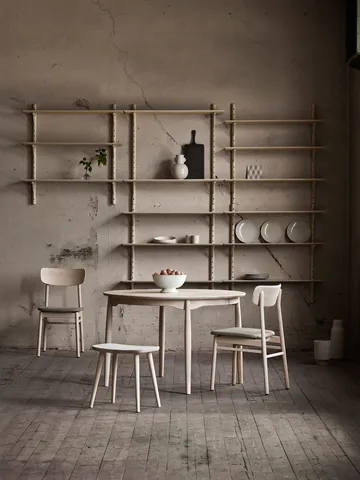 Palle stool - White oiled - Stolab
