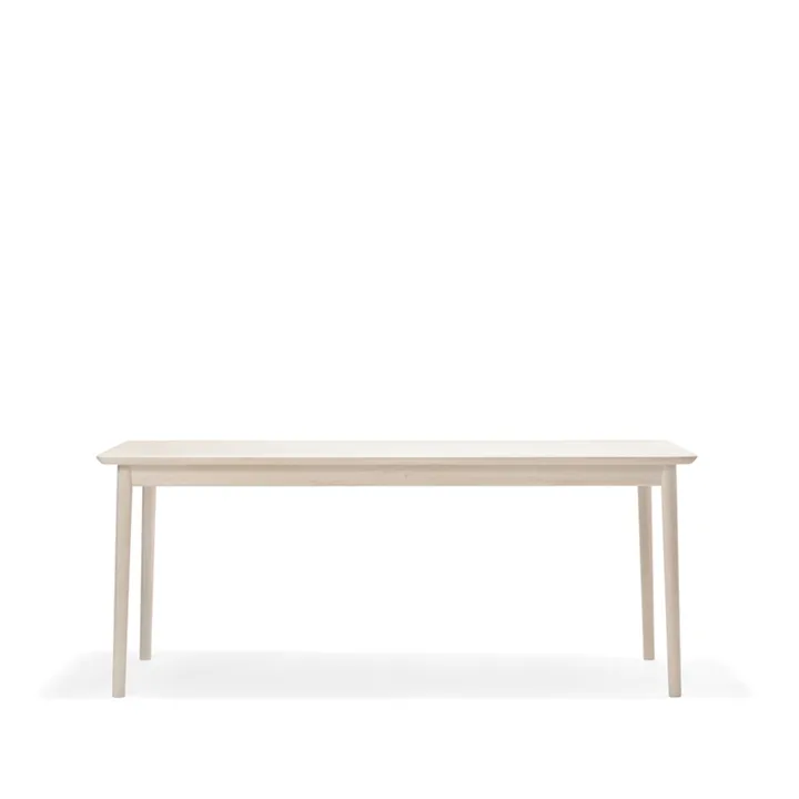 Prima Vista dining table - Birch light matt lacquer-180cm-1 insert - Stolab