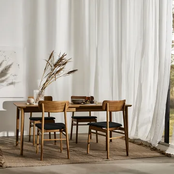 Prima Vista dining table - Oak natural oil-120cm-1 insert - Stolab