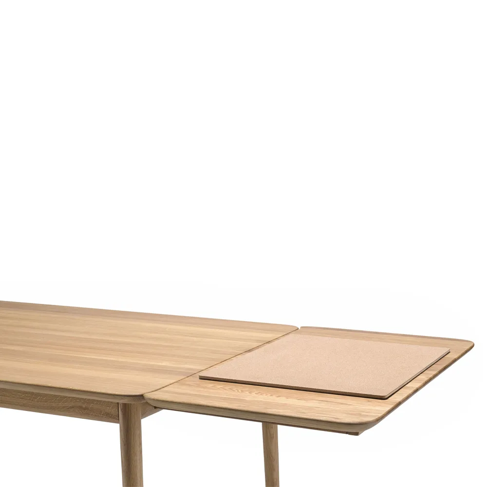 Prima Vista dining table, Oak natural oil-180cm-1 insert Stolab