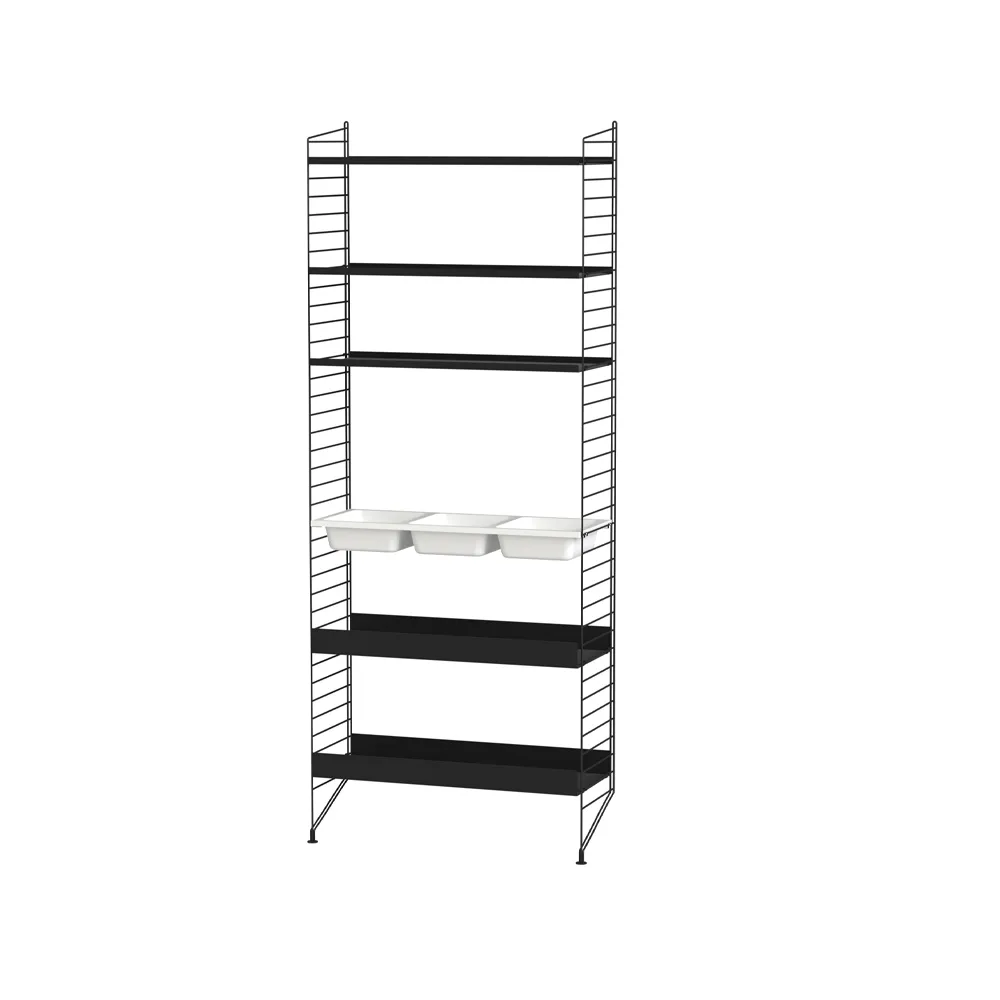String bathroom combination L - black String