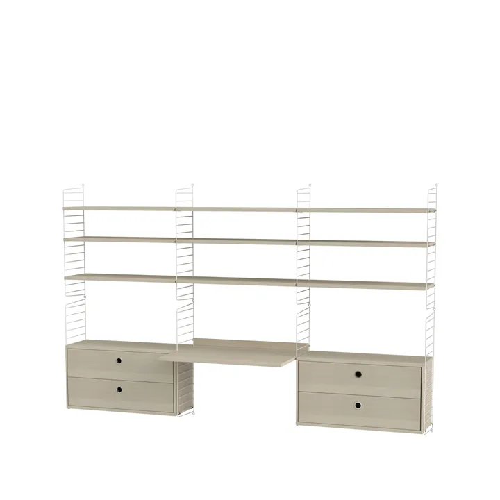 String Bedroom Ash & White - Combination F - String
