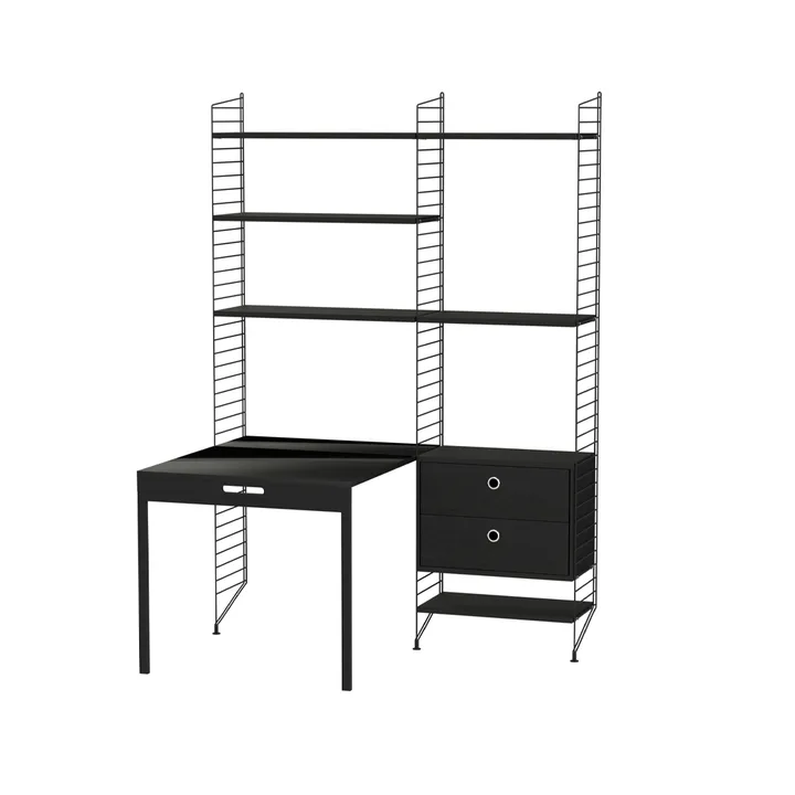 String bedroom black - Combination E - String