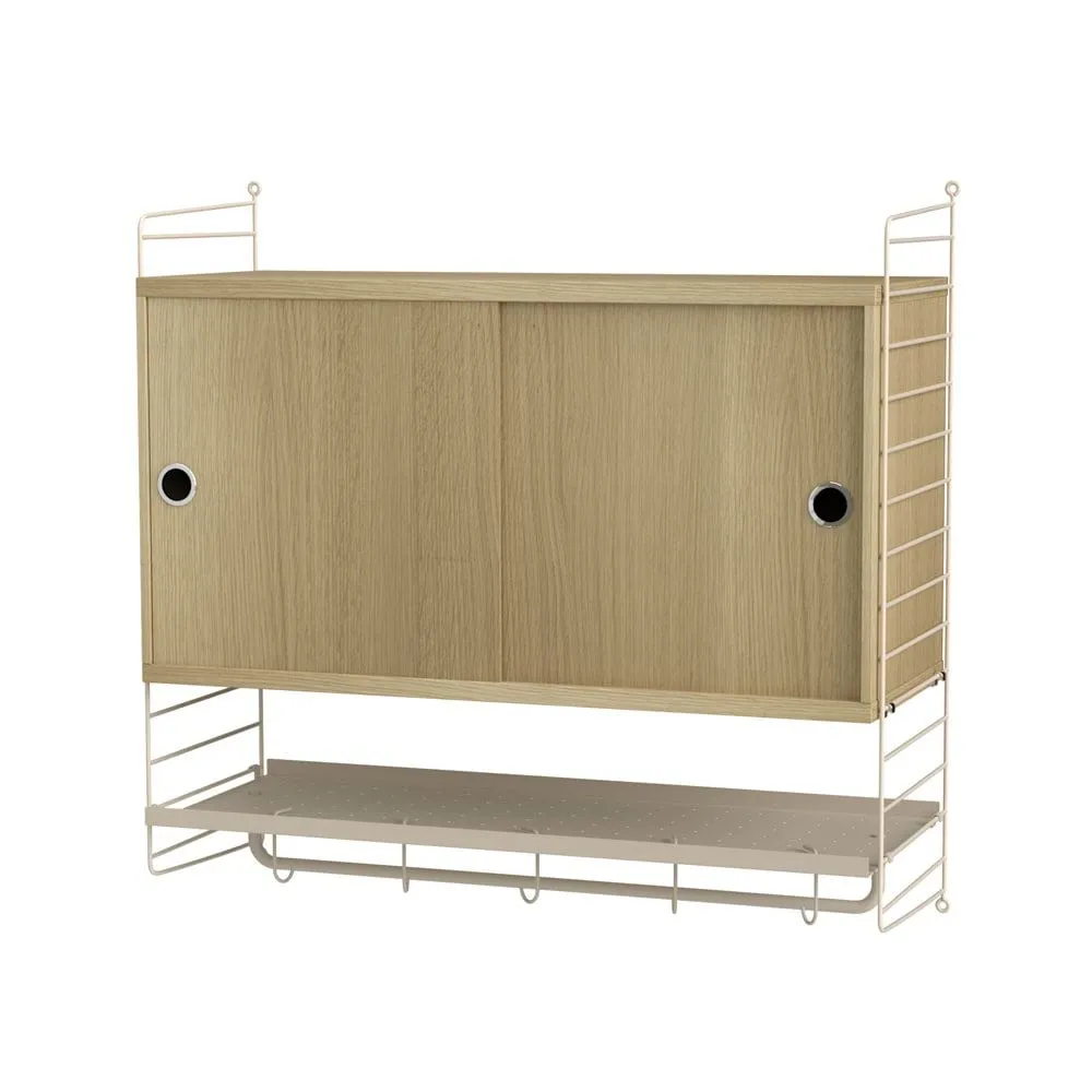 String bedroom oak & beige - Combination F String