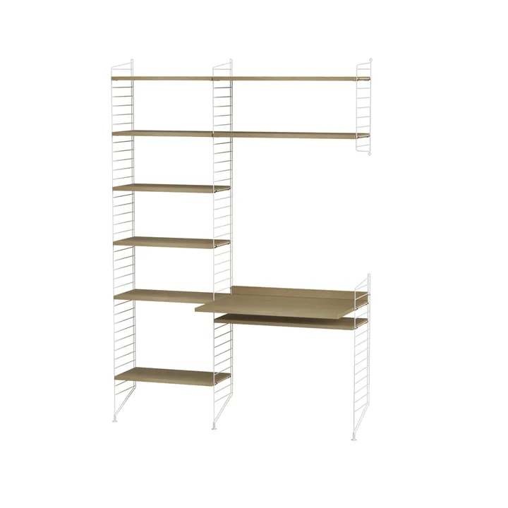 String bedroom oak & white - Combination G - String