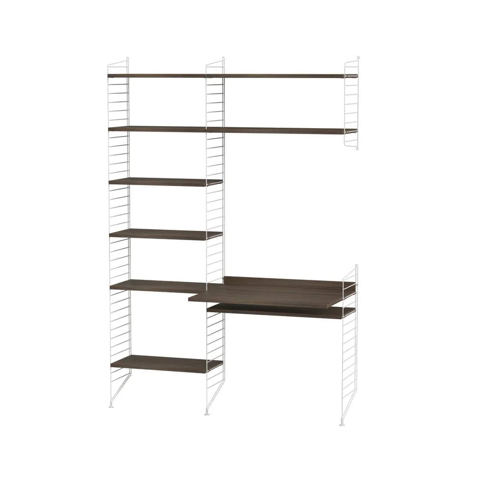 String bedroom walnut & white - Combination G,  String