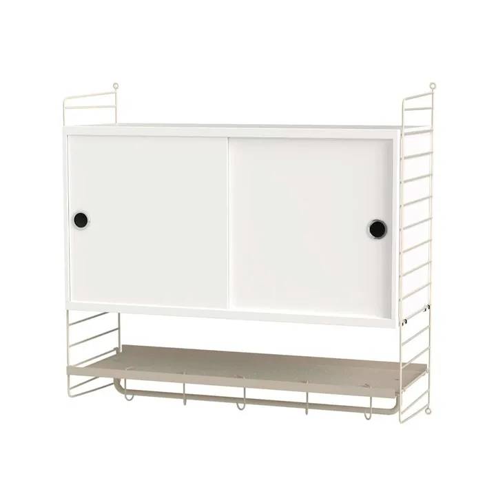 String bedroom white & beige - Combination F - String