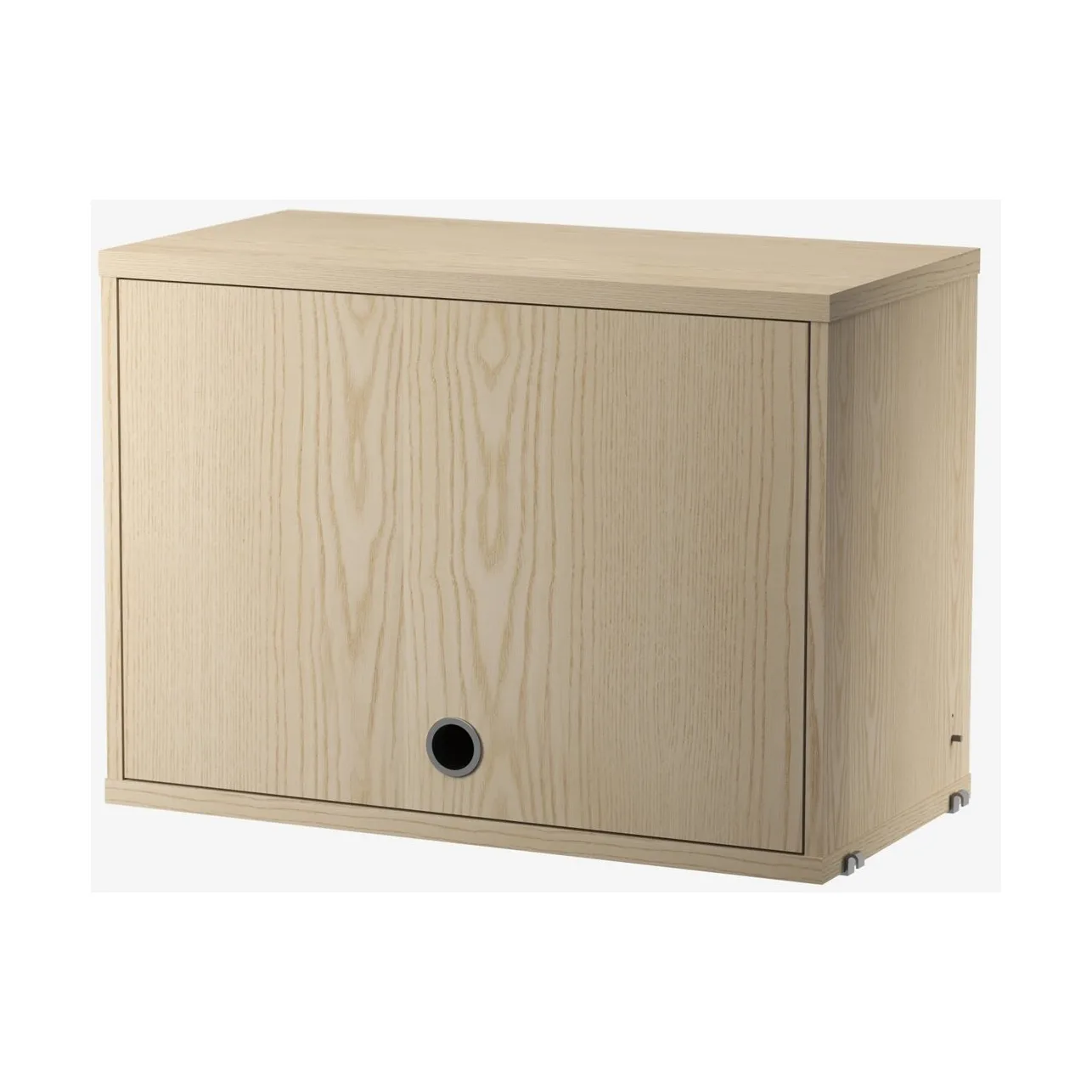 String cabinet with flip door, Ash, 58x30 cm String