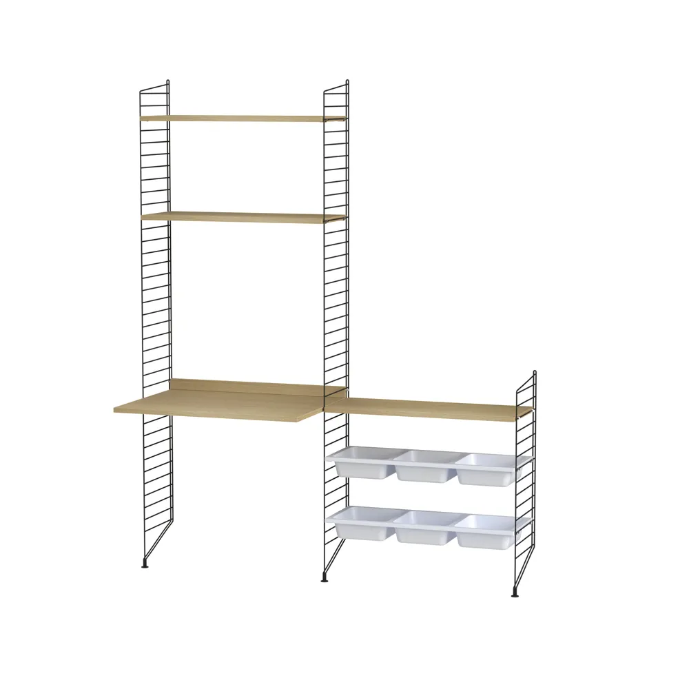 String children's room oak & black - Combination E String