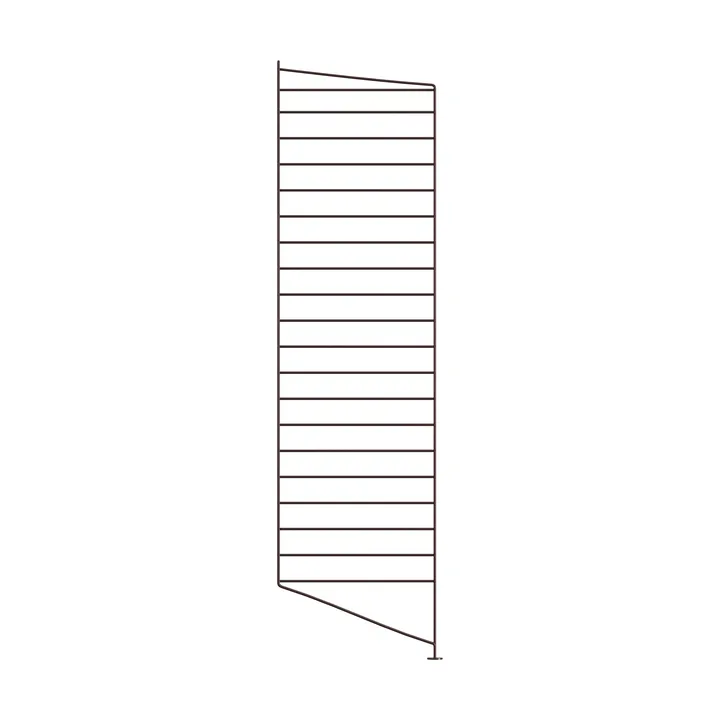 String floor panels - Dark brown, 115x30 cm, 1-pack - String