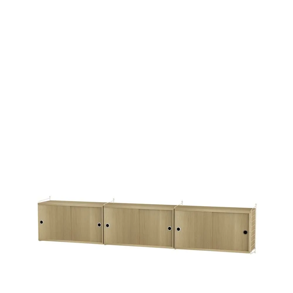 String living room oak & beige - Combination D String